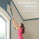 Wagner Spraytech PaintStick EZ Roller Paint Roller, Long Handle Extension Roller for Painting Interior Walls and Ceilings