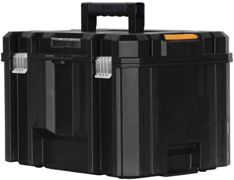 DEWALT TSTAK Tool Box, Extra Large Design, Removable Tray for Easy Access to Tools, Water and Debris Resistant