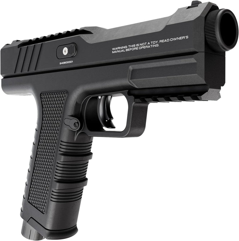 Pistelle X-68 .68 Caliber Training Pistol Paintball Gun Marker CO2 Powered 35-50 Joules Factory Production Version (Black)