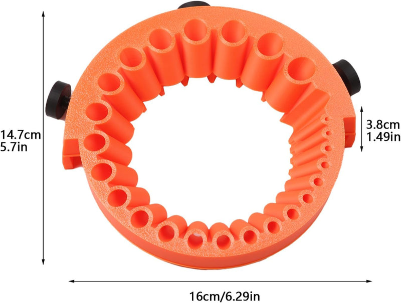 Multi-Purpose Drill Sharpener, Handheld Drill Sharpener, Drill Sharpener, Power Drill Sharpening Attachment, Precision Pilot Tool, 2-13 mm, for Sharpening 125 mm Grinders