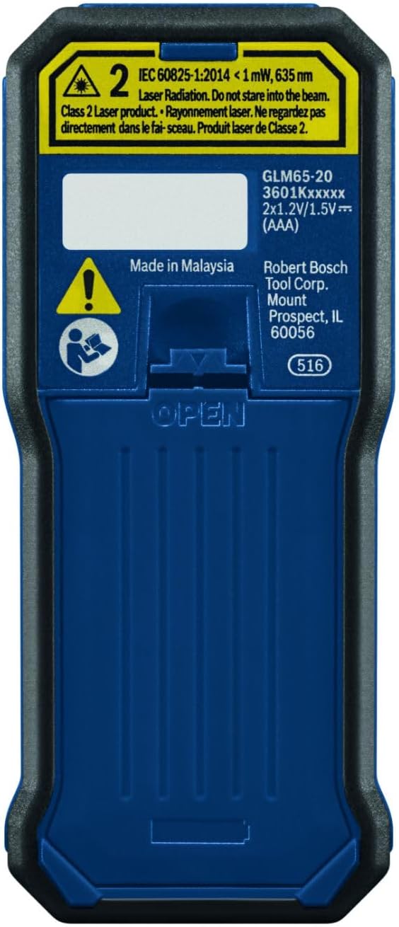 BOSCH GLM100-23 100 Ft Blaze Laser Distance Measure, Includes 2 AA Batteries
