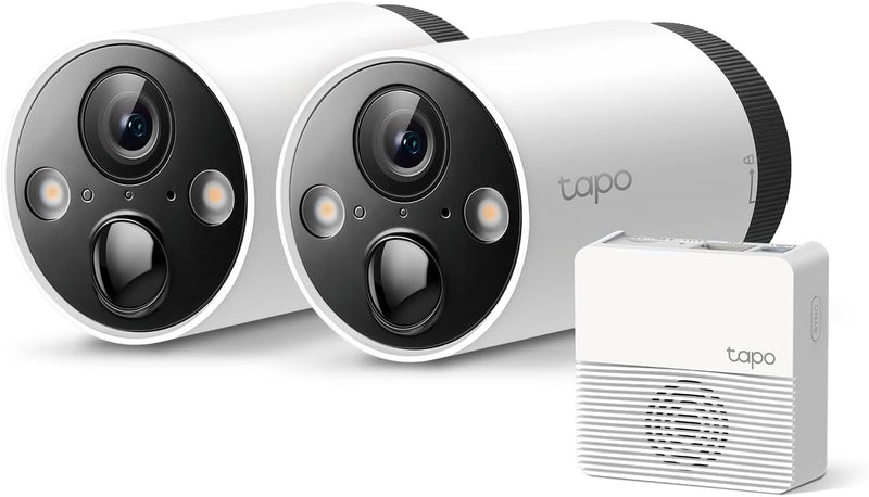 Tapo TP-Link 2K QHD Outdoor Wireless Security Camera System, Up to 180D Battery, Color Night Vision w/Starlight Sensor, Motion/Person/Pet/Vehicle Detection, Works w/Alexa &Google Home