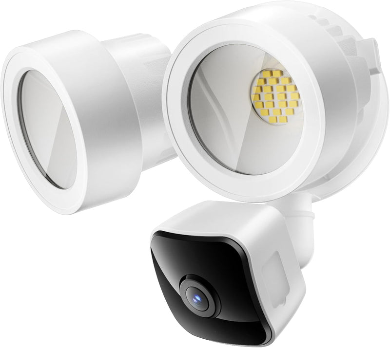 Wired Floodlight Camera | Home Security Flood Light Camera Outdoor with 3K UHD | 2200-Lumen | Motion Sensor, Weatherproof, Color Night Vision, 105dB Siren, 270º Wide View, 2-Way Audio (2025)