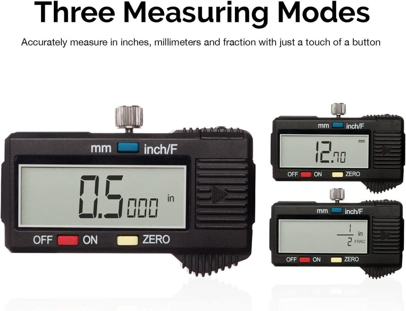 NEIKO 01407A Electronic Digital Caliper Measuring Tool, 0 - 6 Inches Stainless Steel Construction with Large LCD Screen Quick Change Button for Inch Fraction Millimeter Conversions, Digital Caliper Measuring Tool