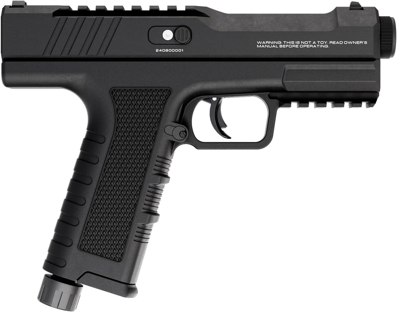 Pistelle X-68 .68 Caliber Training Pistol Paintball Gun Marker CO2 Powered 35-50 Joules Factory Production Version (Black)