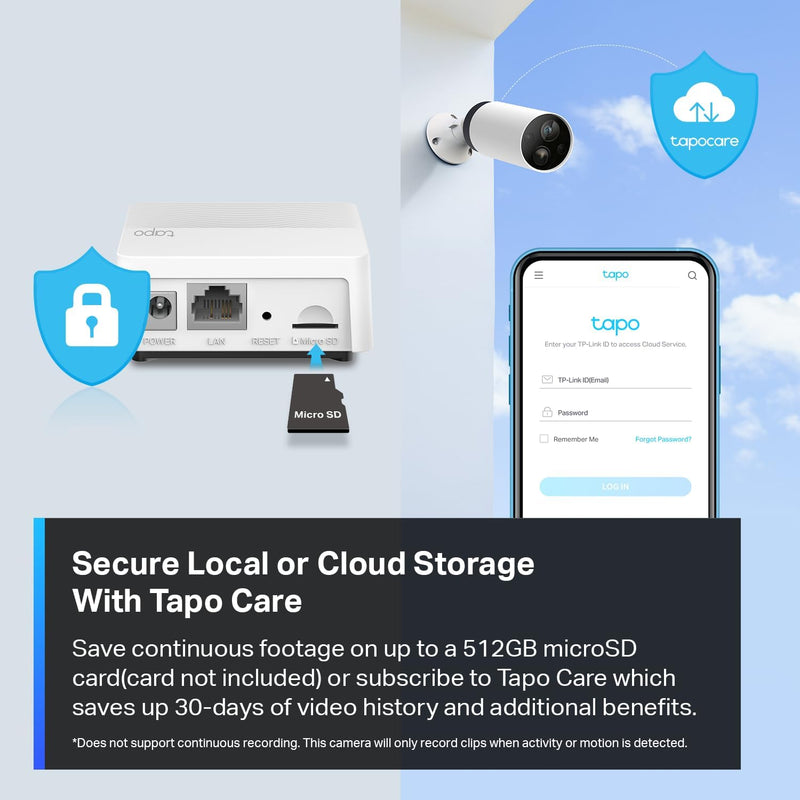 Tapo TP-Link 2K QHD Outdoor Wireless Security Camera System, Up to 180D Battery, Color Night Vision w/Starlight Sensor, Motion/Person/Pet/Vehicle Detection, Works w/Alexa &Google Home