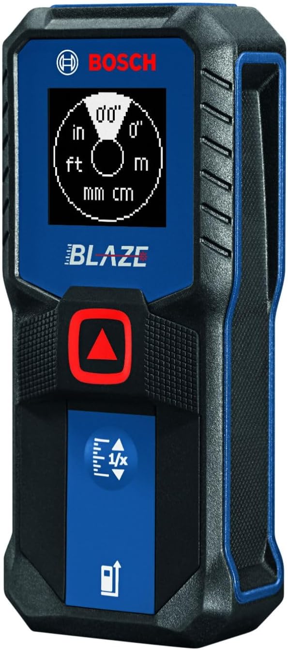 BOSCH GLM100-23 100 Ft Blaze Laser Distance Measure, Includes 2 AA Batteries