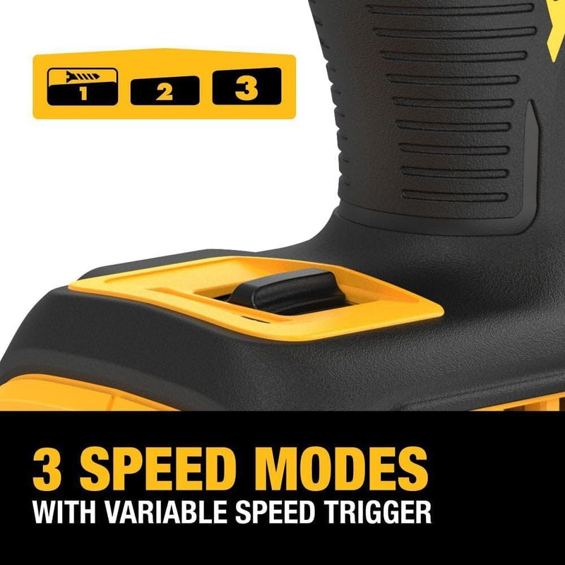 DEWALT 20V MAX XR Impact Driver, Brushless, 1/4", 3-Speed, Bare Tool Only