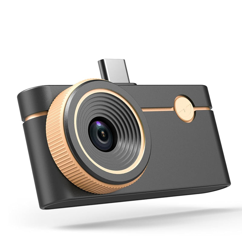 Thermal Camera for Android & iOS, P3 Thermal Imaging Camera with 512×384 X³ IR Resolution, 256×192 IR Resolution, Manual Focus Infrared Camera, 15× Zoom, -4℉ to 1112℉ Temp Range Thermal Imager