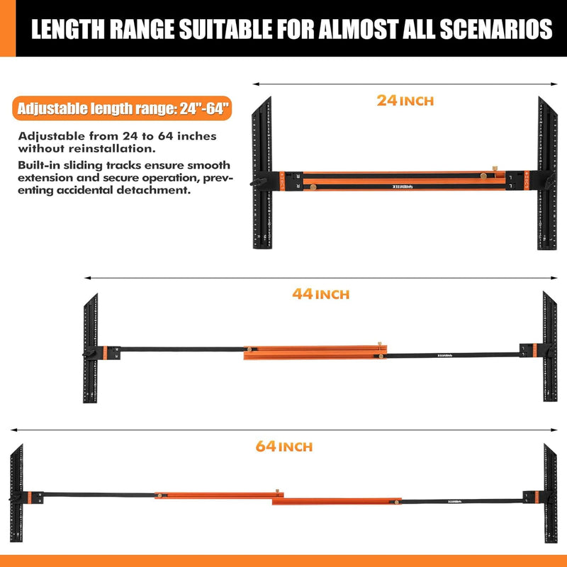 Stair Tread Template Tool - Stair Measuring Tool & Stair Tread Gauge,Stair Gauges for Stair Measurement and Shelf Layout, No Assembly Required, Storage Bag Included
