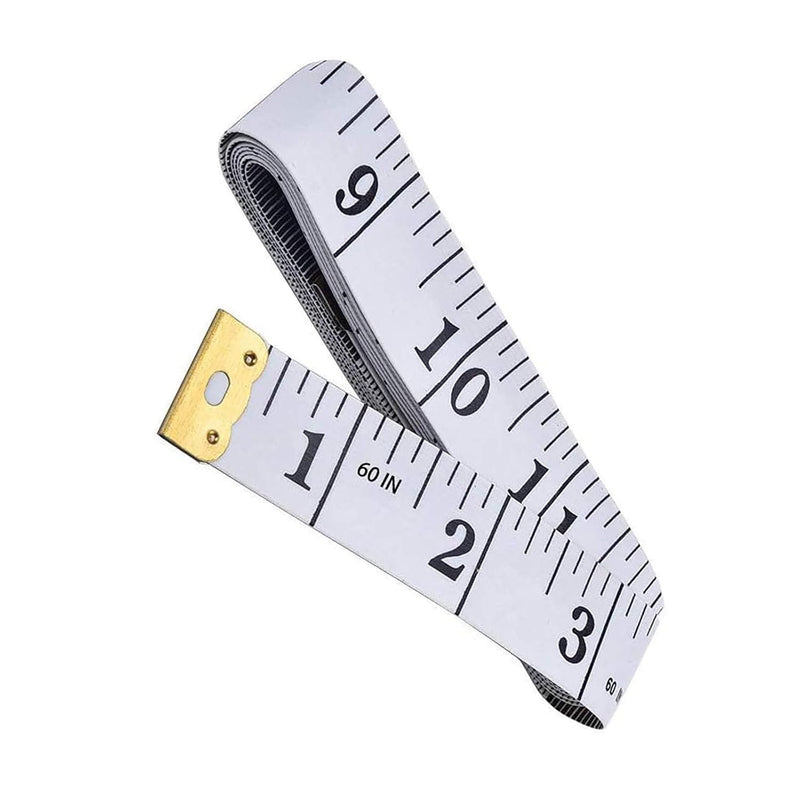 Measuring Tape for Body Measurements, Soft Tape Measure Double Scale, Has 150 Centimetre Scale on Reverse and Front 60 Inch