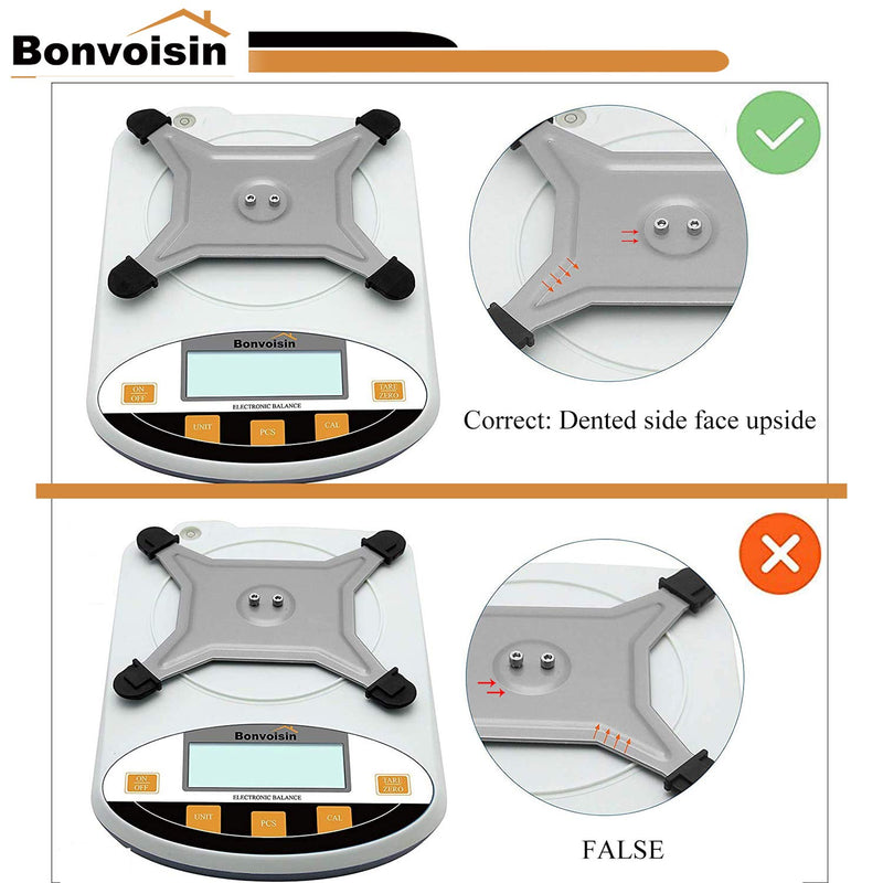 Bonvoisin Lab Scale 5000gx0.01g Digital Precision Analytical Balance 10mg High Precision Electronic Balance Jewelry Scale Kitchen Scale Scientific Scale Laboratory Scale Balance (5000gx0.01g)