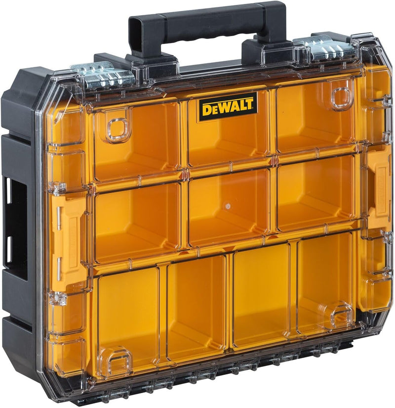 DEWALT TSTAK Tool Organizer, Small Parts and Screw Organizer Tool Box with Removable Compartments