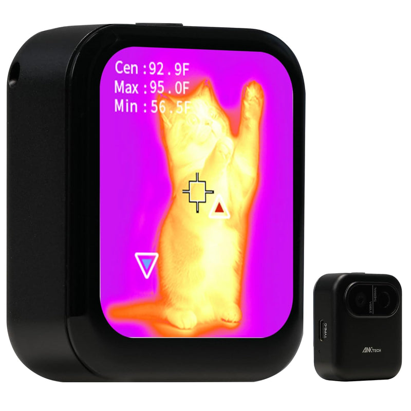 Thermal Imaging Camera for Beginner – Infrared Hidden Camera Detector, Mini Thermal Imager for Home Inspection Pet Search 80×60 IR Resolution