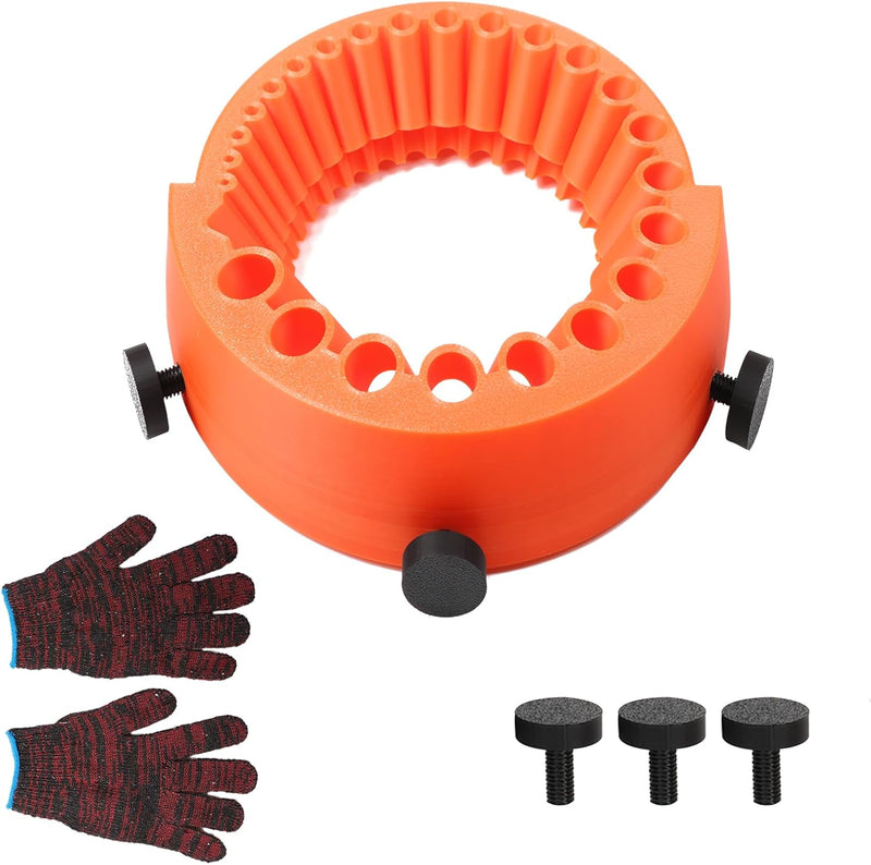 Multi-Purpose Drill Sharpener, Handheld Drill Sharpener, Drill Sharpener, Power Drill Sharpening Attachment, Precision Pilot Tool, 2-13 mm, for Sharpening 125 mm Grinders