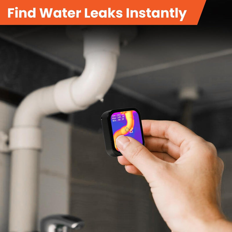 Thermal Imaging Camera for Beginner – Infrared Hidden Camera Detector, Mini Thermal Imager for Home Inspection Pet Search 80×60 IR Resolution