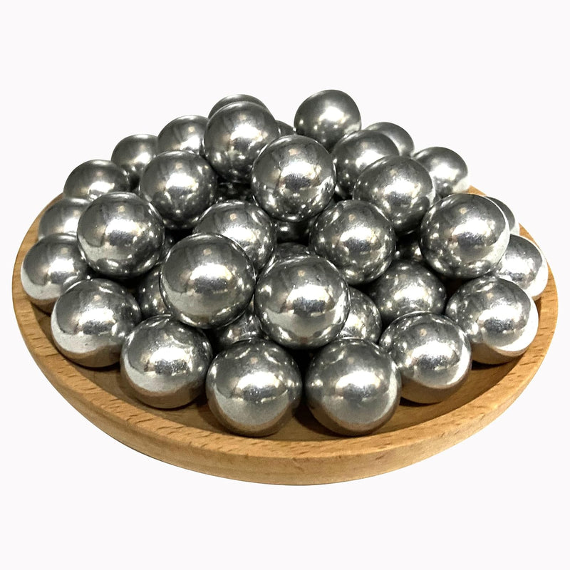150 X 68 Caliber Aluminum Self Defense Balls, .68 Cal Alu Ammo for Byrna SD/LE Reusable Solid Projectiles 7.3 Grams for Training and Target Practice Fit for Pistelle X-68/Grimburg