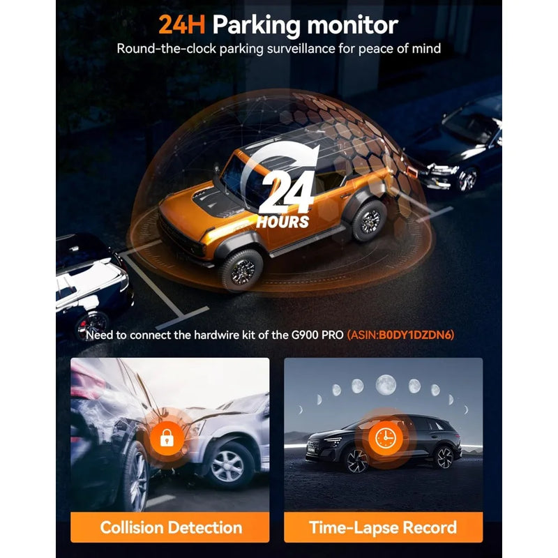 Best - Mirror Dash Cam with STARVIS 2 IMX678, 12 inches Rear View Mirror Camera with Front 4K&Rear 2.5K, Included Voice Control