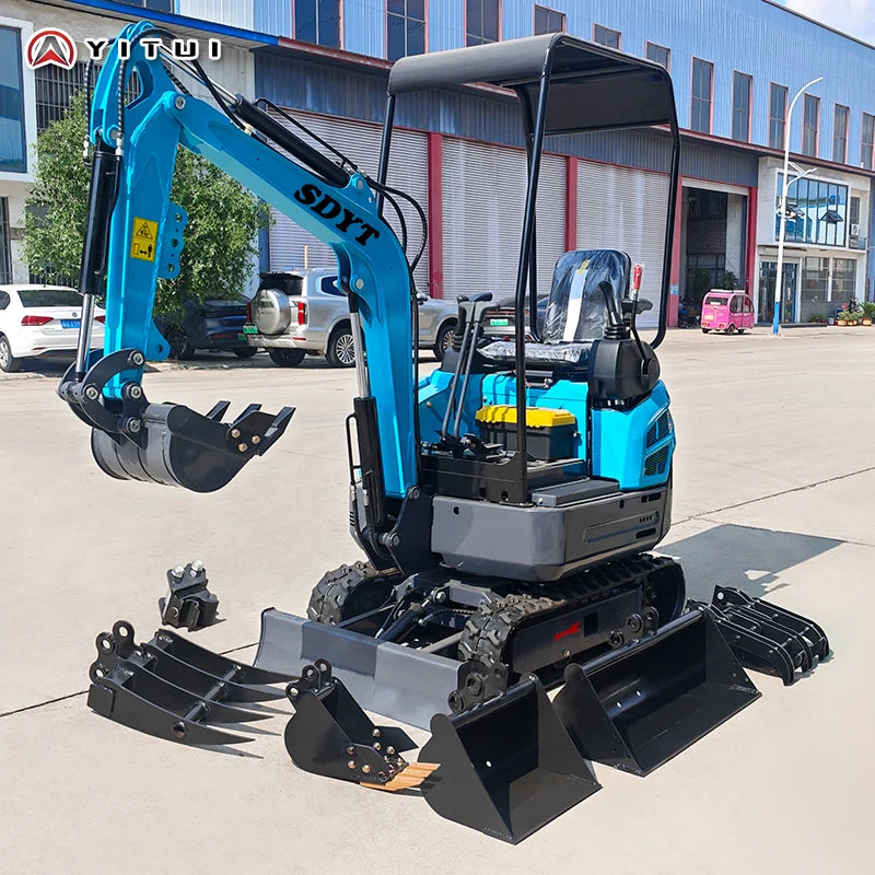 Factory Price Small Excavator 1.2 Ton Of Small Digger EPA Euro 5 Engine Customized Orchard Small Excavator Cheap Price